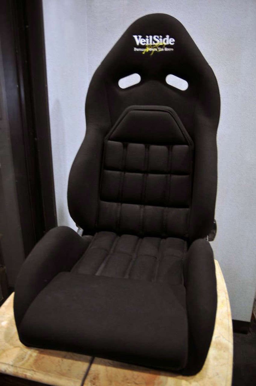 VeilSide VS D-1R Narrow Reclining FRP Seat ALL Black